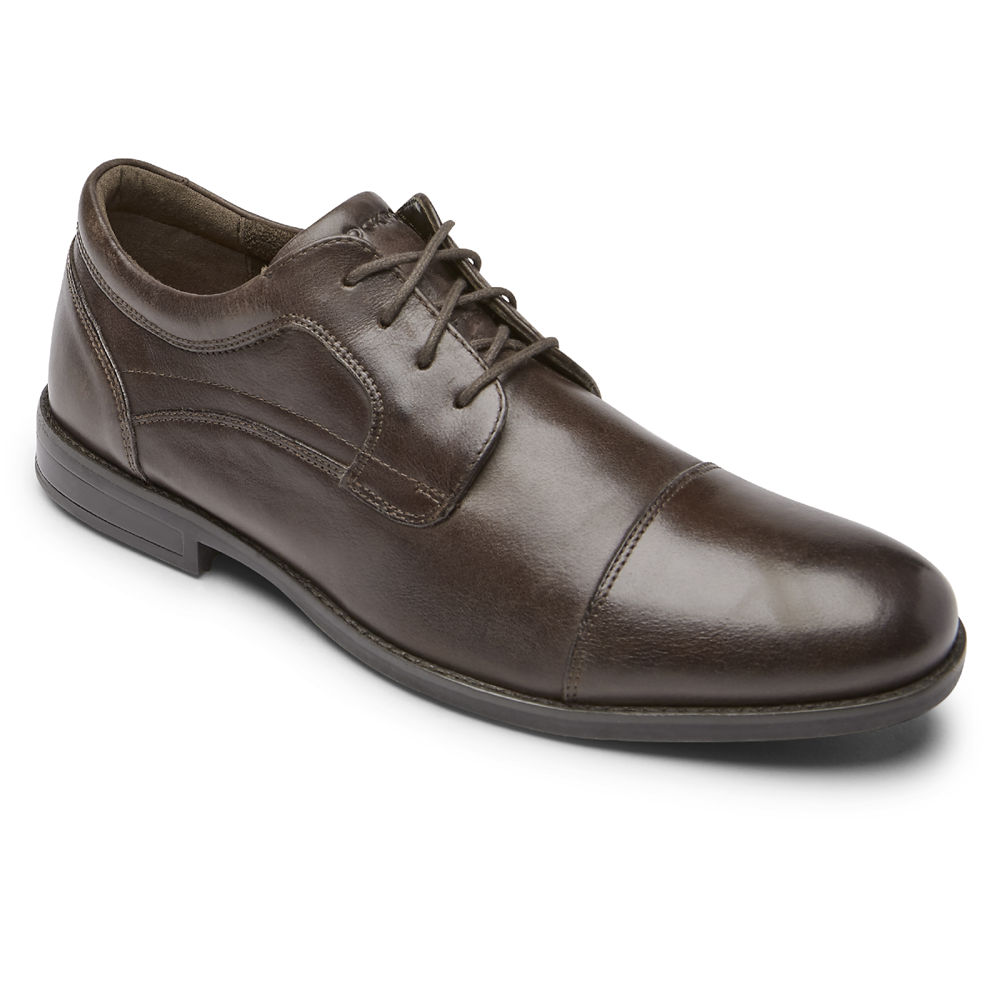 Rockport Oxfords Herre Brune - Mykel Cap Toe - TRLB54987